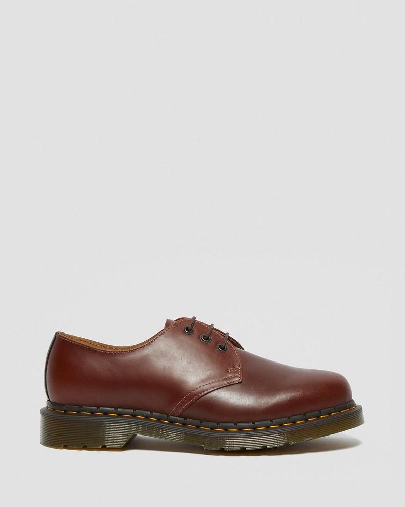 Men's Dr Martens 1461 Men's Abruzzo Leather Oxfords Shoes Brown / Black | AU 599SGL